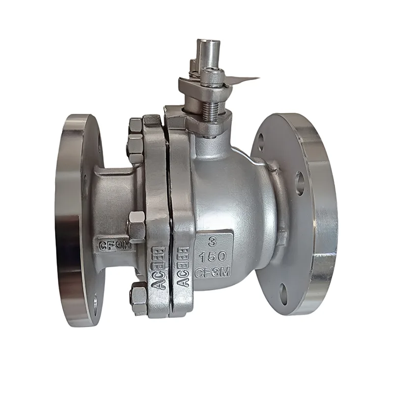 Comhla Liathróid Flanged